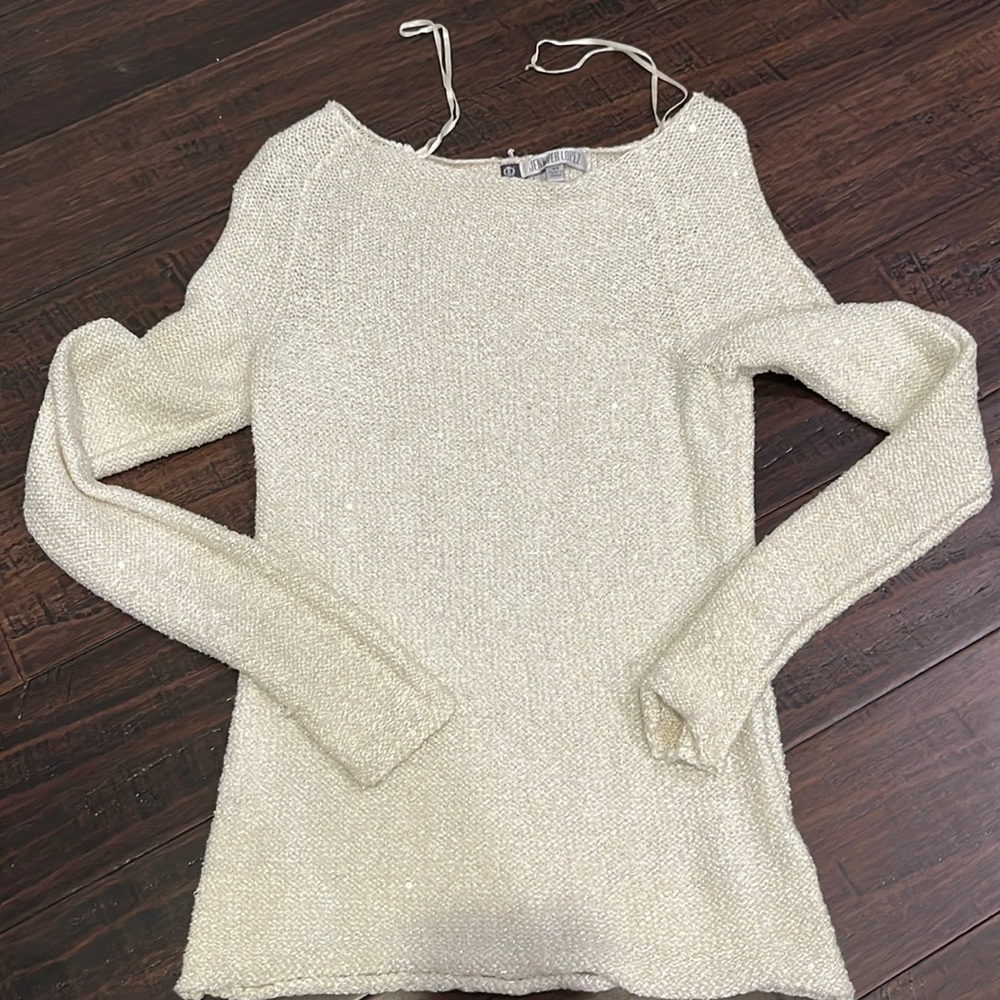 Cream sweater
